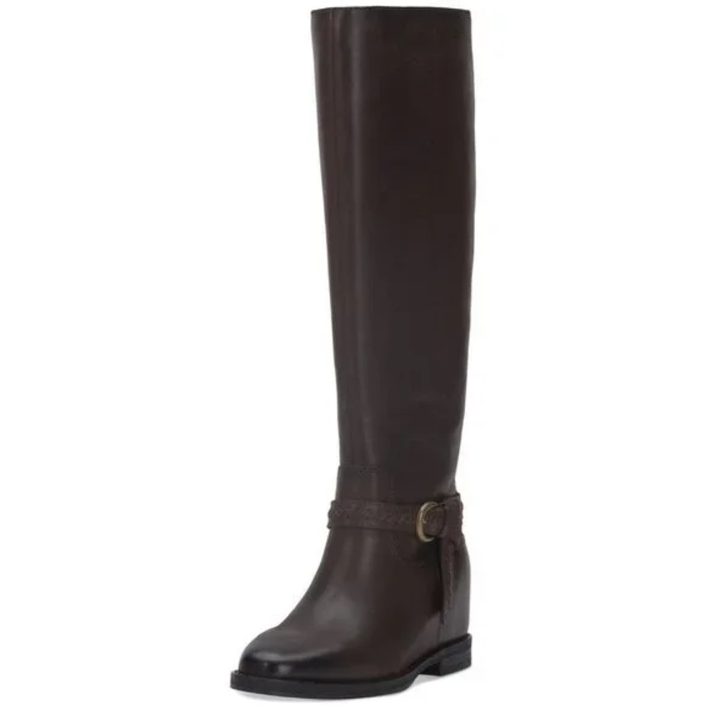 Lucky Brand Women's Maltet Knee-High Wedge Boots Haze Chocolate Le , Size 9M - Picture 9 of 12
